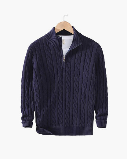 Chaplin Cable Knit Half-Zip