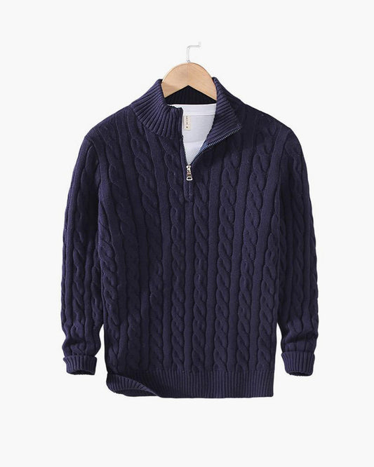 Chaplin Cable Knit Half-Zip