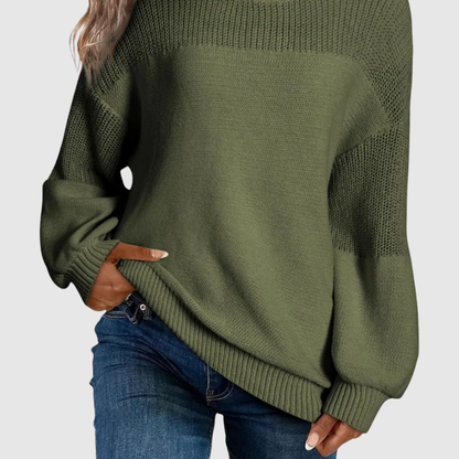 Amelia – Casualowy damski sweter o luźnym kroju