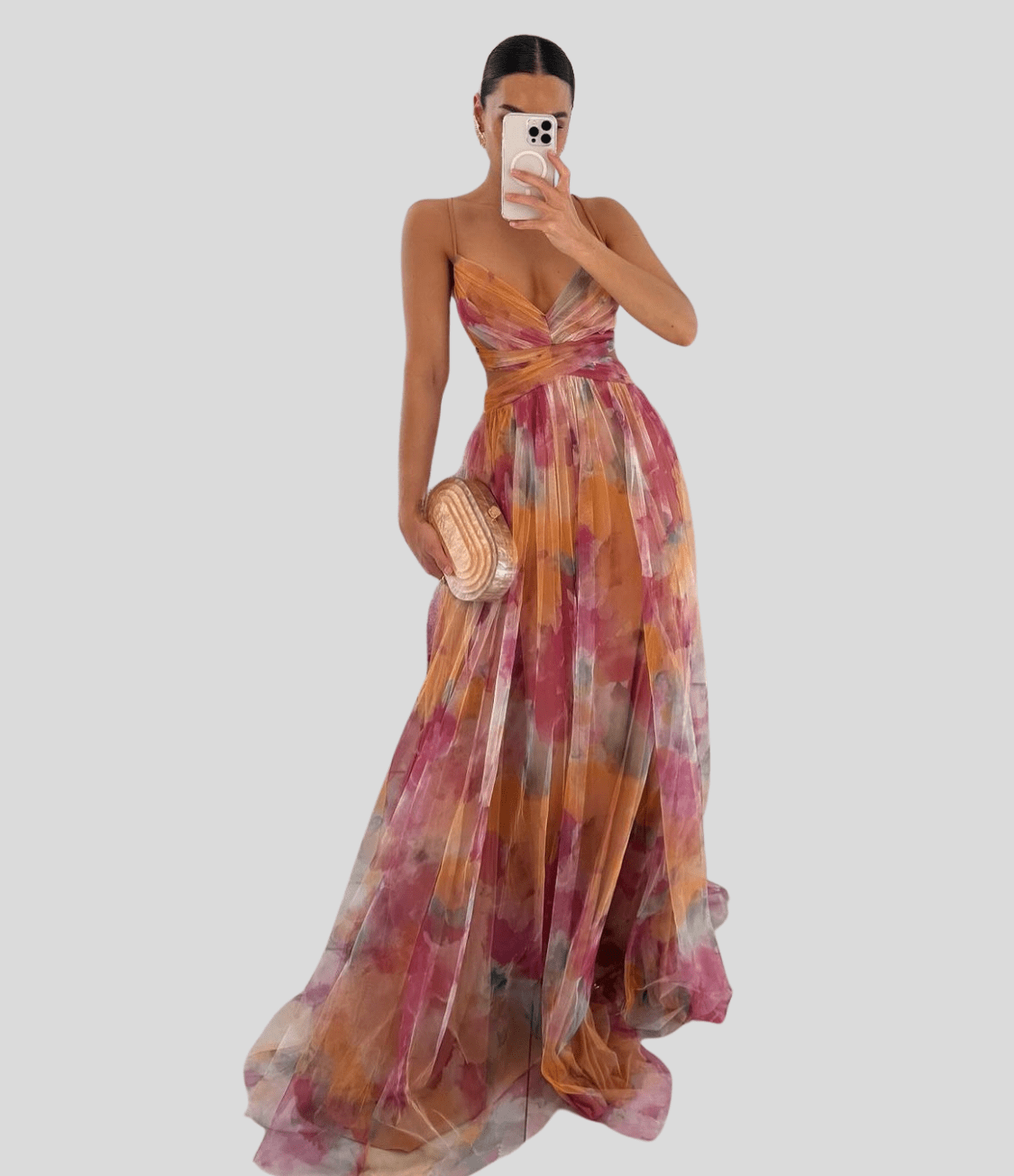 Carola - Charming Floral Maxi Dress