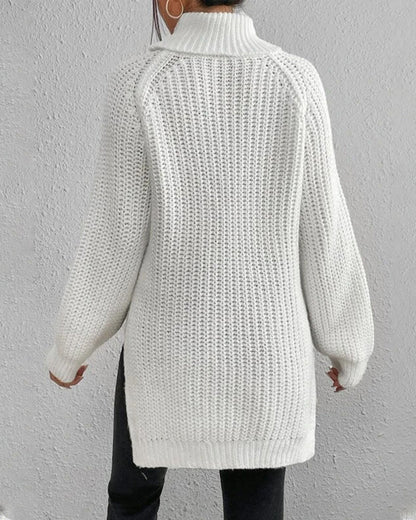 Beatrice | Women Winter Ribbed golf sweater