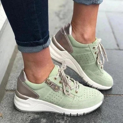 Damen bequeme Wanderschuhe mit Stütze und Dämpfung
