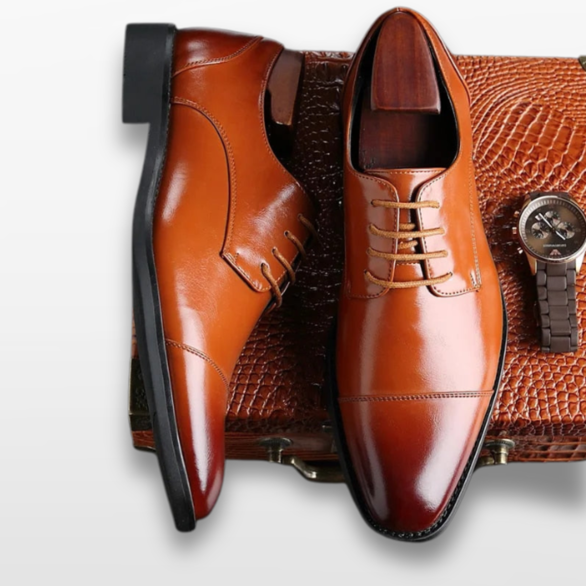 Męskie Buty Wizytowe Eleganckie Oxford
