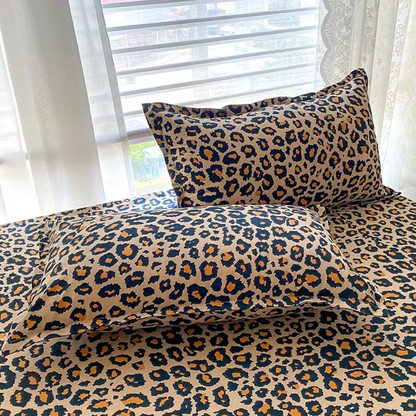 Savannah - Luxe Bedovertrek met Luipaardprint