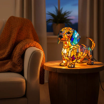 Jezevčík - Vitraažlamp