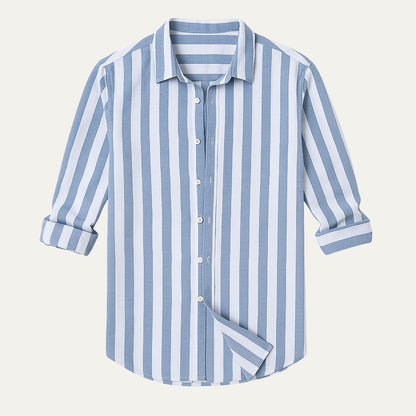 Valencia Linen Striped Shirt