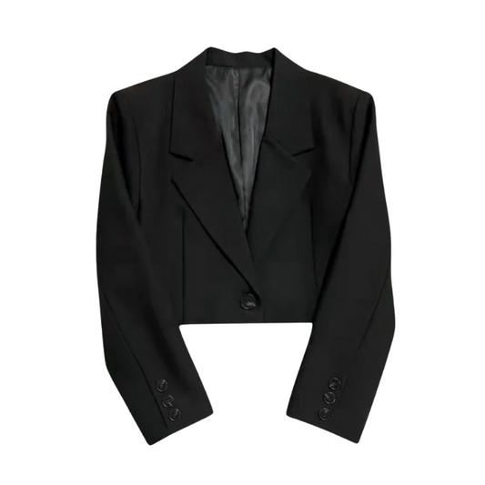 Kinsley – Blazer à manches longues avec col à revers