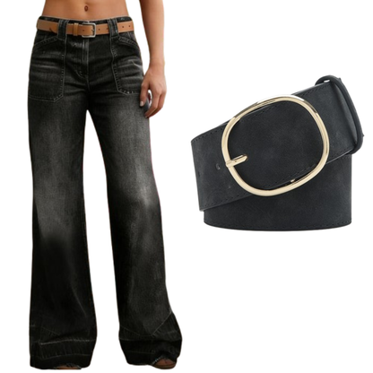 Camilla | Slim-Effect Schlagjeans mit Elastischem Stretch