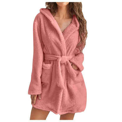 Peignoir femme Grace polaire manches longues