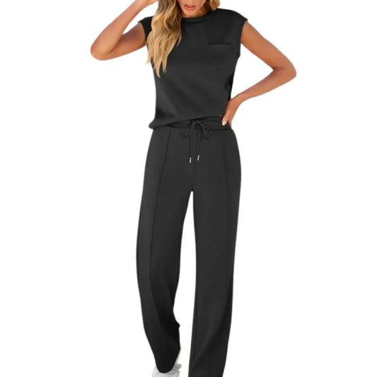 KAIYA™ + Lässiger Sommerweicher Lounge Co-Ord
