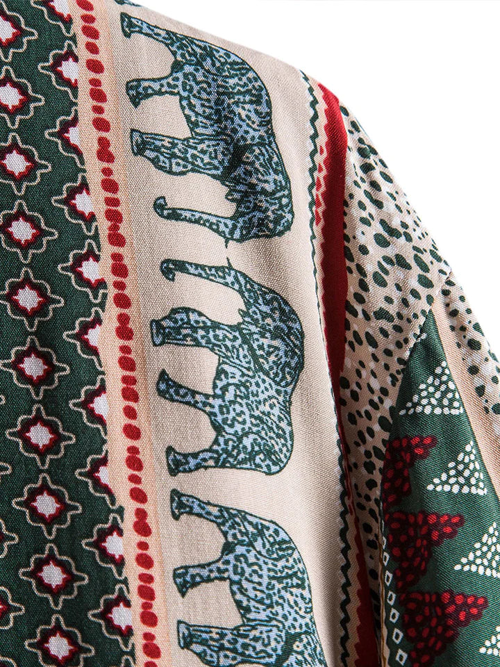 Oliver - Chemise manches courtes imprimé éléphant