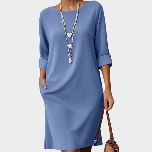 Kayana – Bequemes Kleid mit Rundhalsausschnitt