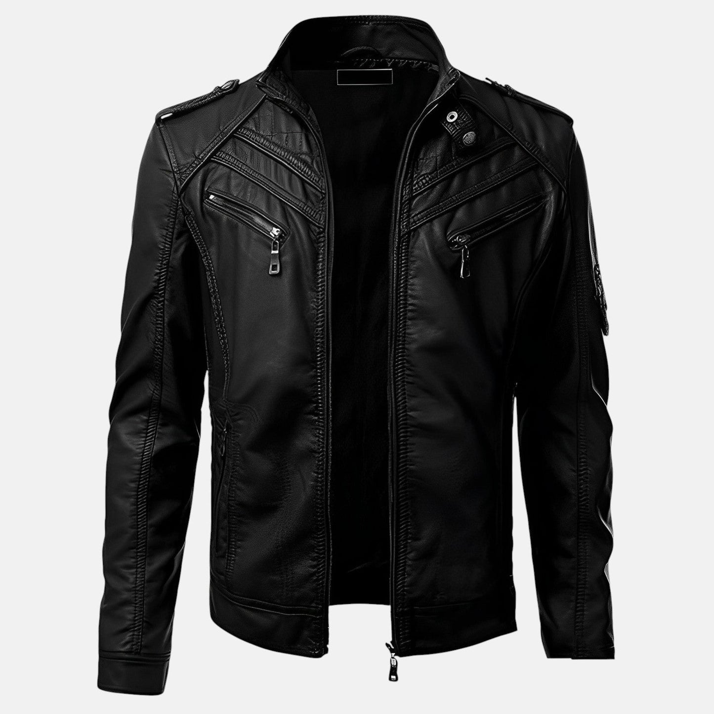 Artur | Chaqueta Cuero con Bolsillos