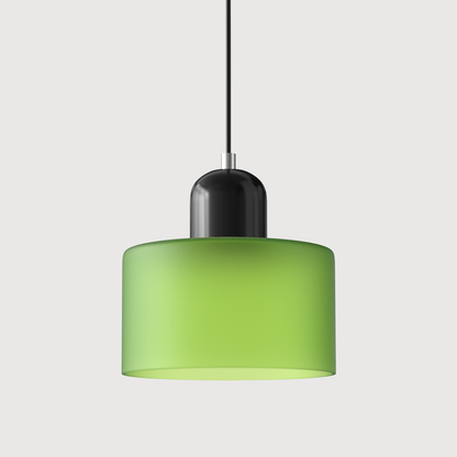 Bauhaus Kugelglas-Pendelleuchte | Zeitloses Design | Glas & Metall | E27 Fassung