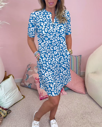 Chloé – Robe midi à imprimé avec col en V femme