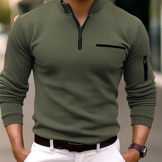 CloClo™  | Long-sleeved shirt with zip fastening