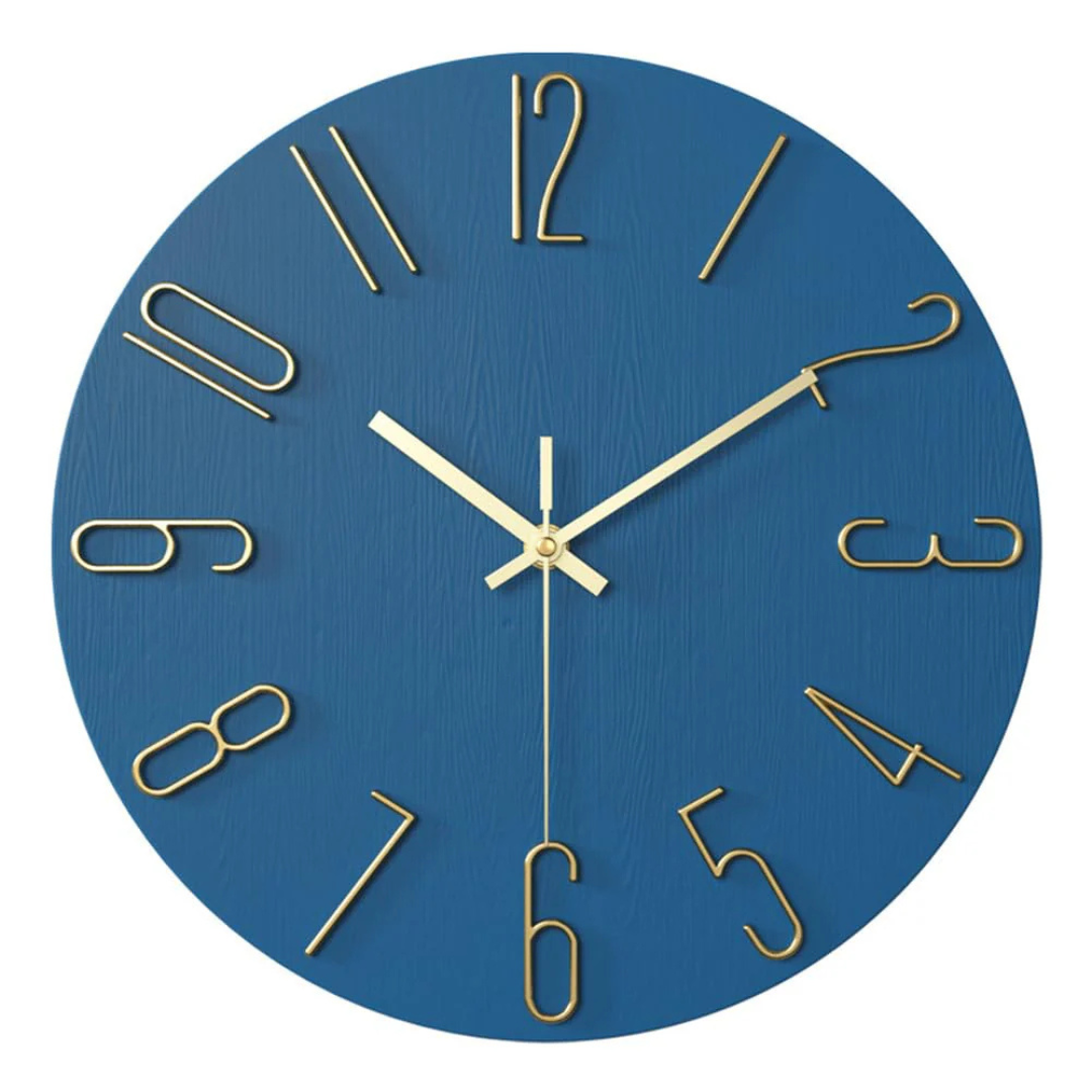 Wandklok Modern Stil Quartz 30cm Kunststof Woonkamer Minimalistisch | Restfield