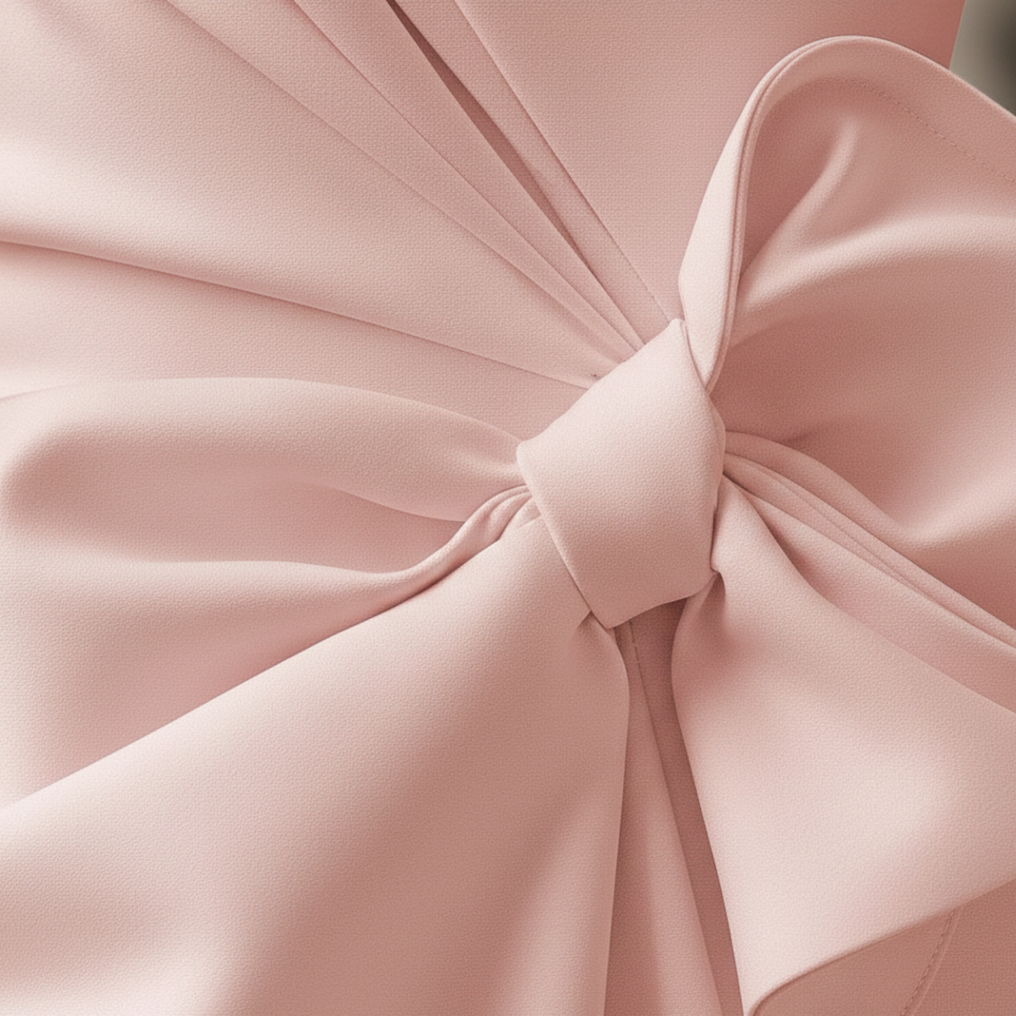 Amelia | Women's Satin Midi Dress with Bow Detail