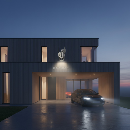 DualGuard | 4K Beveiligingscamera met Zonnepaneel