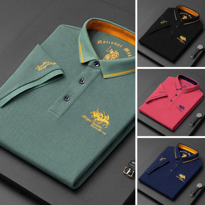 Raffaele – Elegant poloshirt met korte mouwen en klassiek knoopdesign