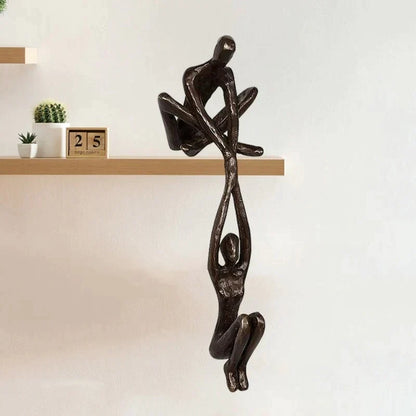 Eternal Love and Strength Sculpture – Modern Resin Figurine for Home Décor | Symbolic Ornament & Gift Piece