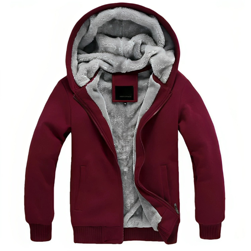 Herren Winterjacke – Kuschelige Kapuzenjacke