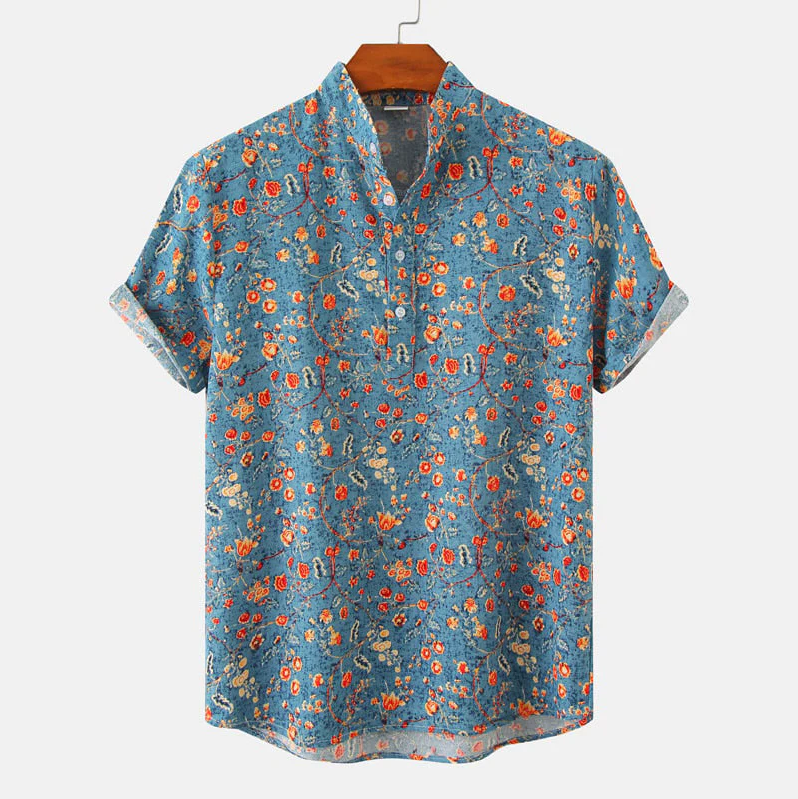 Made Gents | Stijlvol Flower Overhemd | 50% Korting!