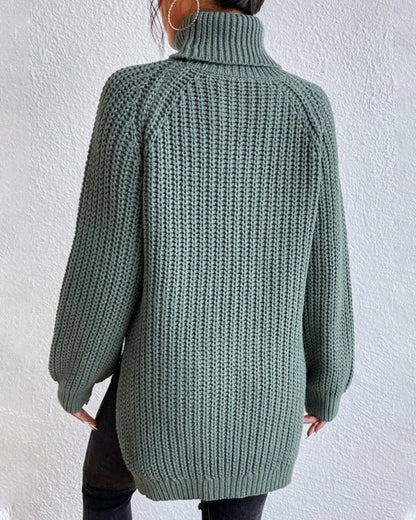 Beatrice | Women Winter Ribbed golf sweater