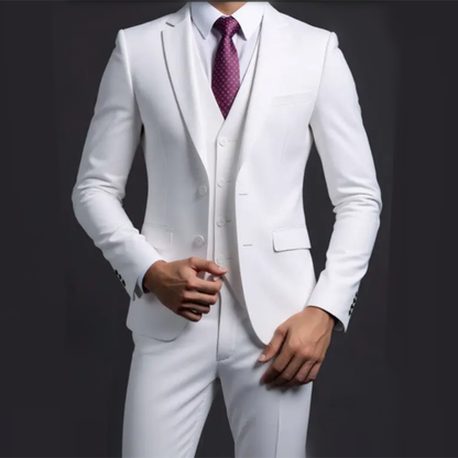 Adam - 3 piece set with blazer, vest and high waist pant