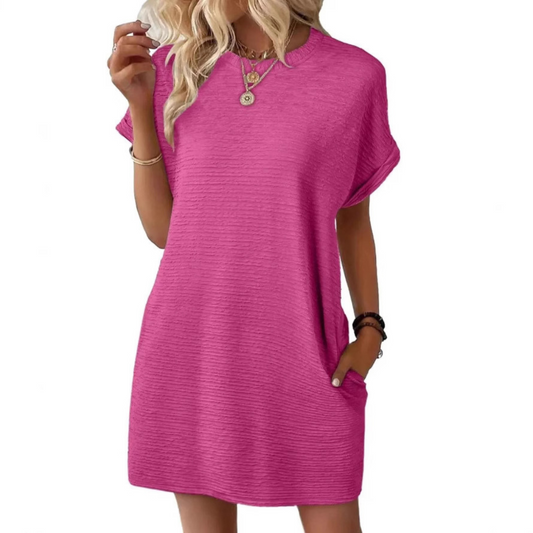 Eva | Casual Round Neck Summer Dress