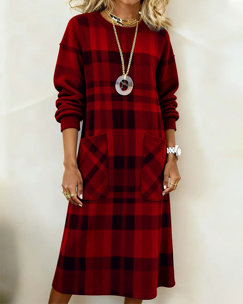 Timeless Plaid Dress