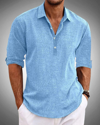 Mirelzo™ Camisa Clásica de Algodón Premium Elegante