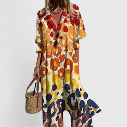 Robe bohème élégante pour femme – Style estival décontracté, fluide et chic