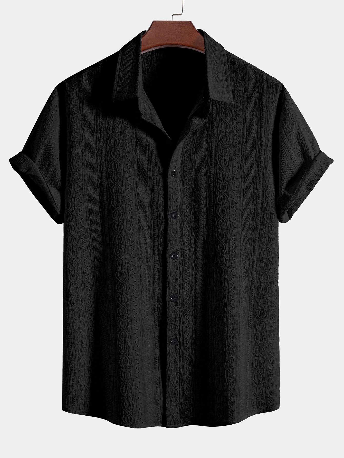 Premium Textured Button-Up Shirt