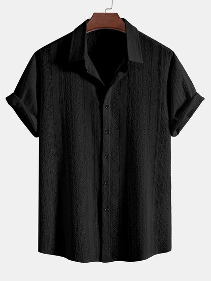 Premium Textured Button-Up Shirt