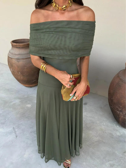 Jennifer | Vestido Maxi Elegante Mesh