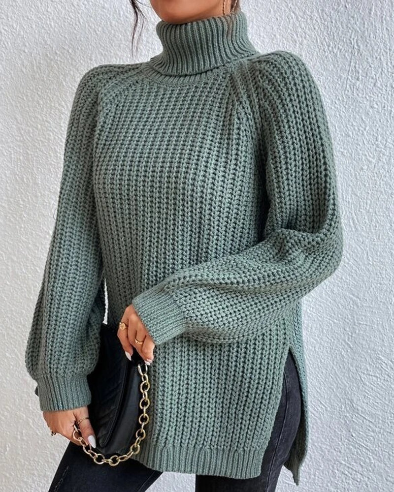 Beatrice | Women Winter Ribbed golf sweater