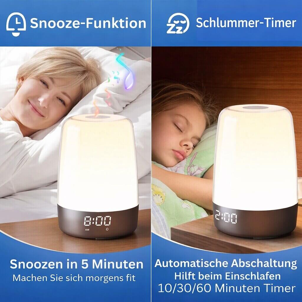 Tageslicht Wecker | Tageslichtlampe | Wake Up Light | LichtRise