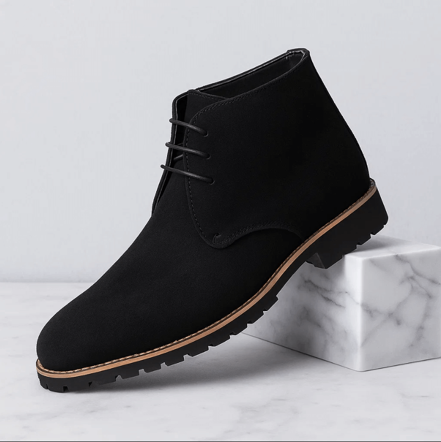 Chaussures Homme Formelles en Daim à Lacets – Style Classique