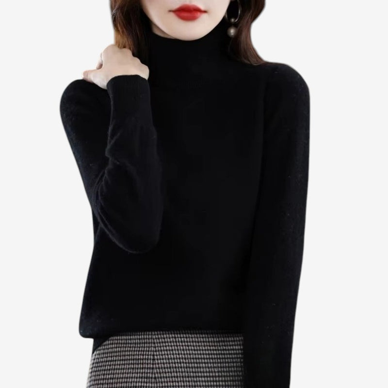 Kiara - Long sleeve sweater with turtleneck