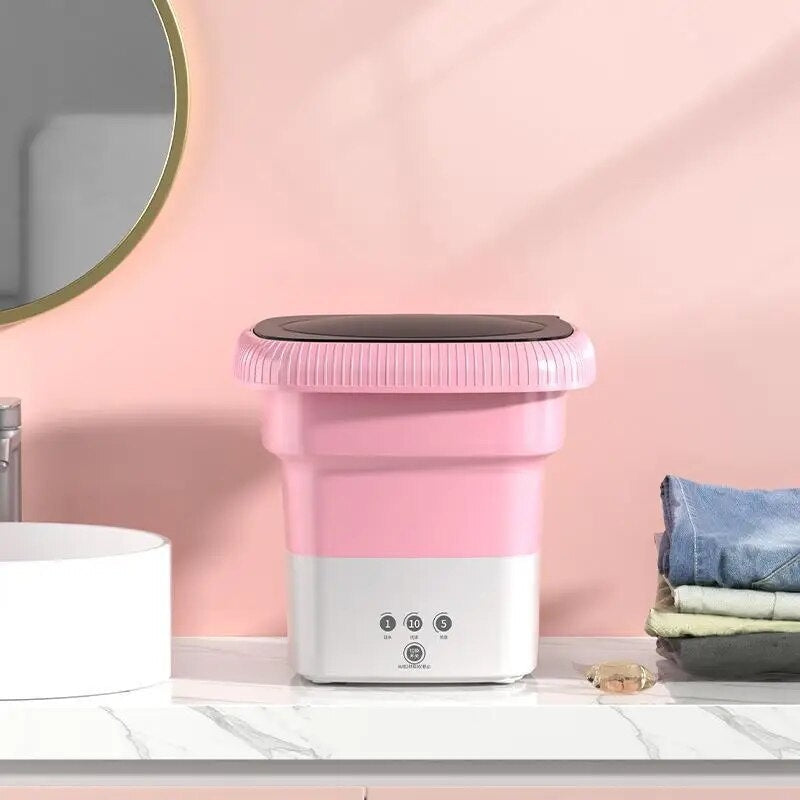 CleanEase – Compacte Draagbare Wasmachine met Eenvoudige Knopbediening Velani