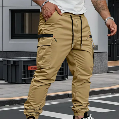Tilen – Stretch cargo jogger hlače s bočnim džepovima