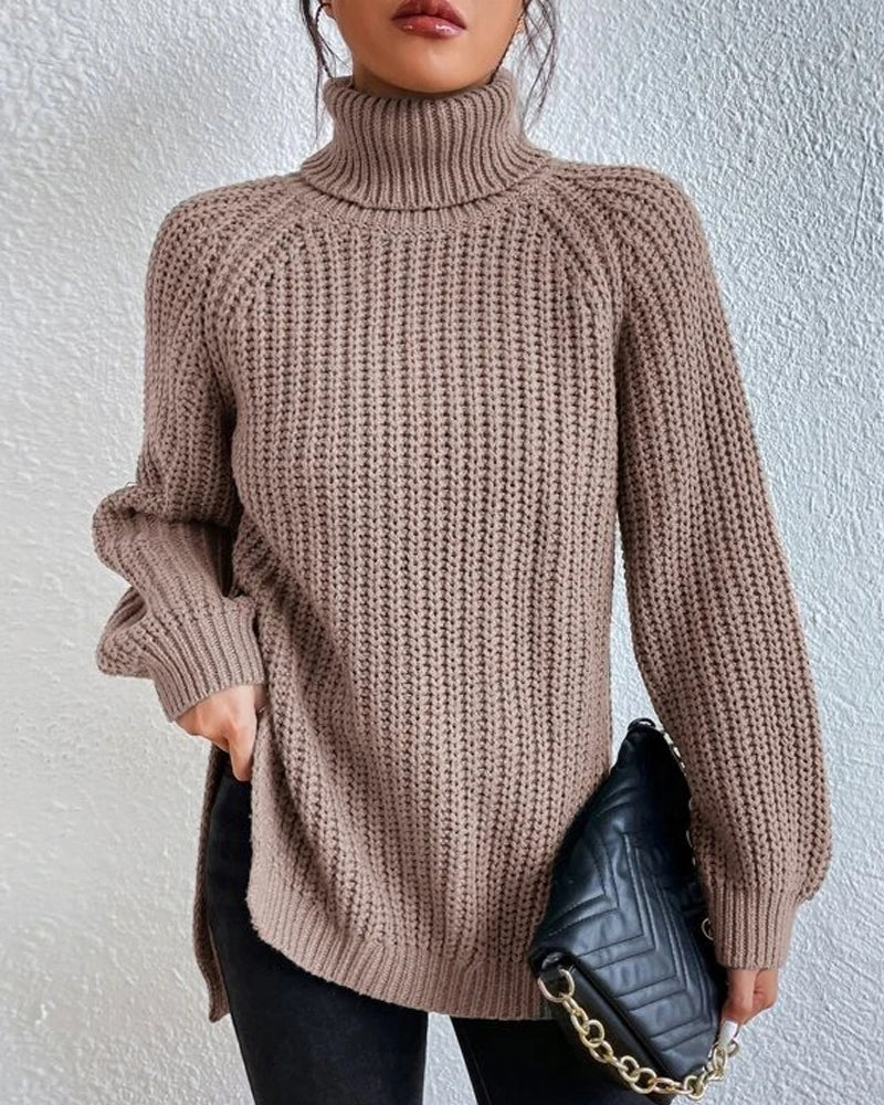 Beatrice | Women Winter Ribbed golf sweater