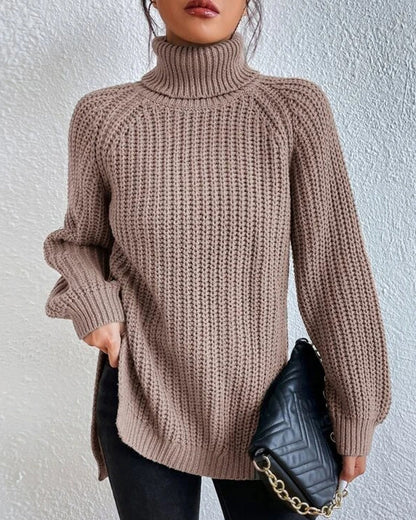 Beatrice | Women Winter Ribbed golf sweater