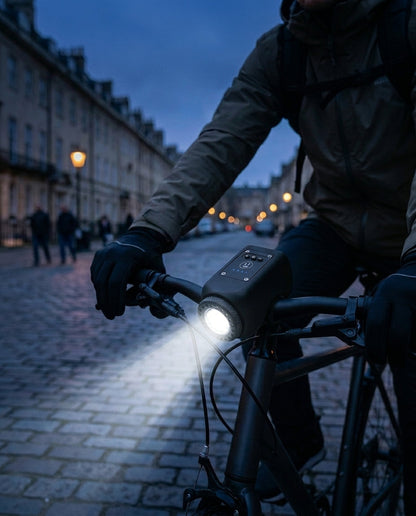 StreetGuard Cycle Beacon | 110dB Horn & COB Headlight in One