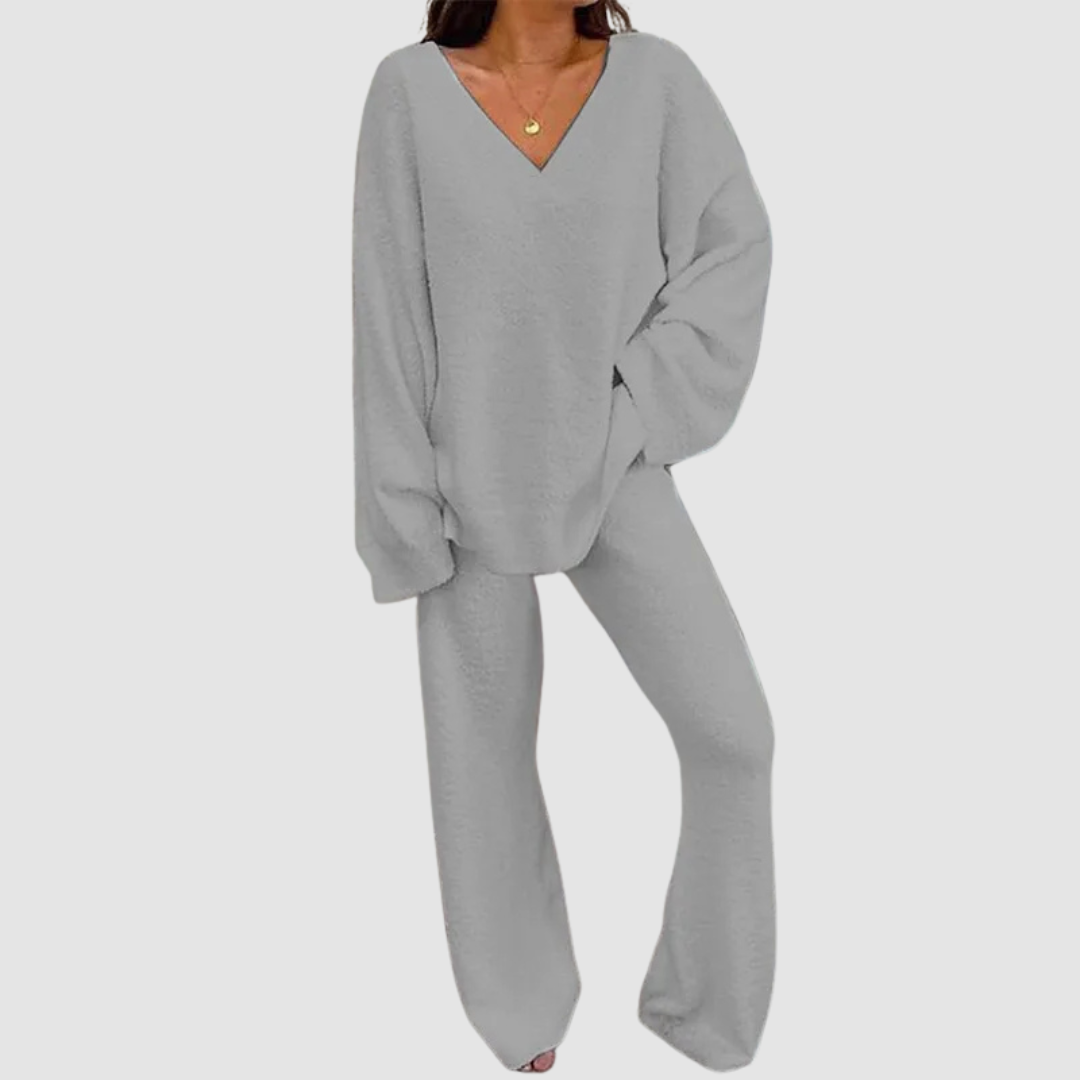 Carla™ V-Neck Long Sleeve Sweater & Pants Set