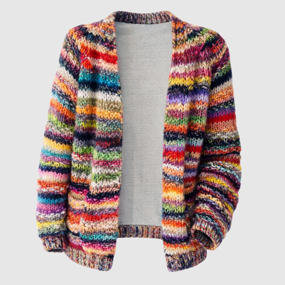 Amelia – Dámský cardigan v barevném boho stylu