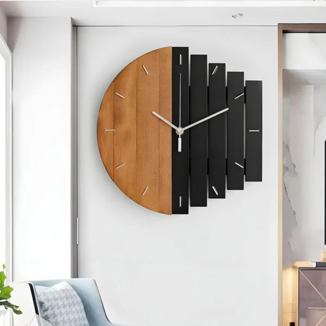Vesper - Grote Houten Wandklok Voor De Woonkamer