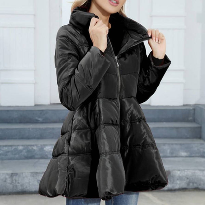 Nora – Long Sleeve Jacket with Collar and Pockets