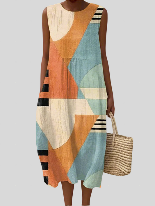 Iris™ Geometrikus Midi Ruha